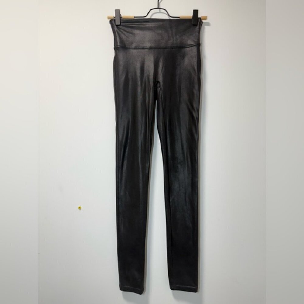 Spanx Faux Leather Leggings size S - Picture 3 of 10